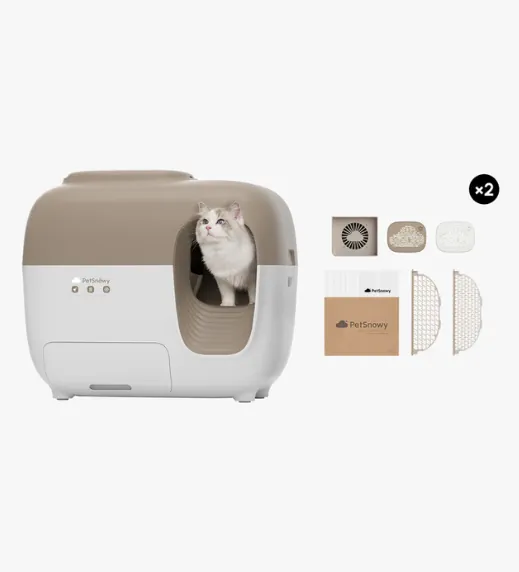 SNOW plus Litter Box Premium Set 2